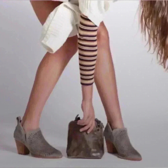 Jeffrey Campbell | Perforated Suede Ankle Booties - Picture 2 of 8